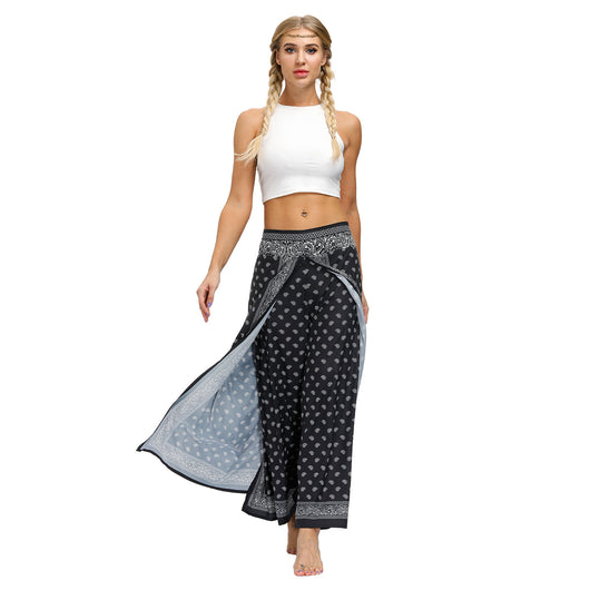 Pantalones Yoga Boho Estampado Étnico para Entrenamientos al Aire Libre - Image 19