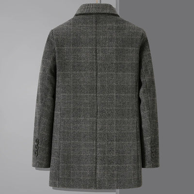 Abrigo de Lana para Hombre con Forro Desmontable de Plumón - Invierno Cálido y Versátil - Image 6