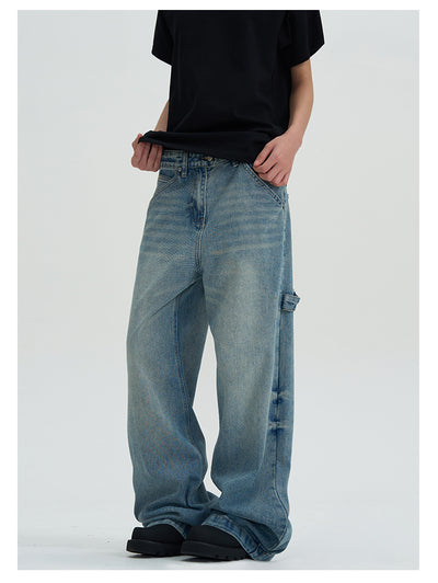 Jeans Lavados Rectos Oversize de Pierna Ancha - Image 15
