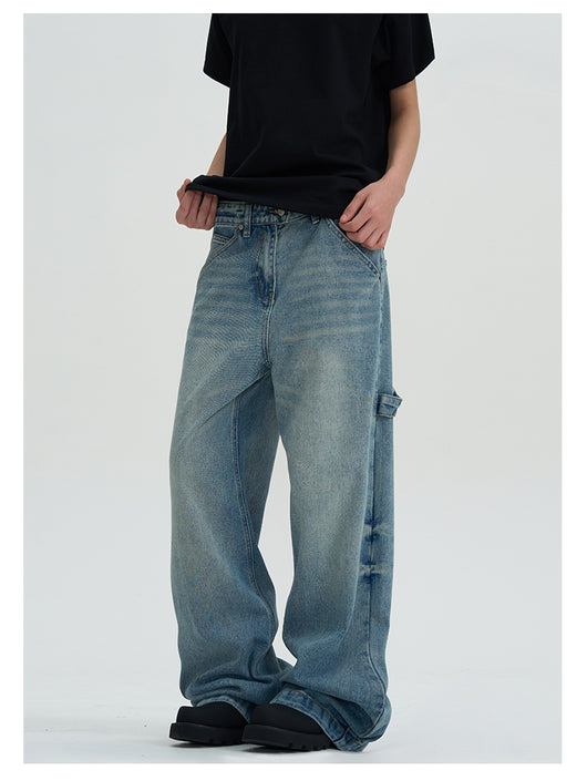 Jeans Lavados Rectos Oversize de Pierna Ancha - Image 15