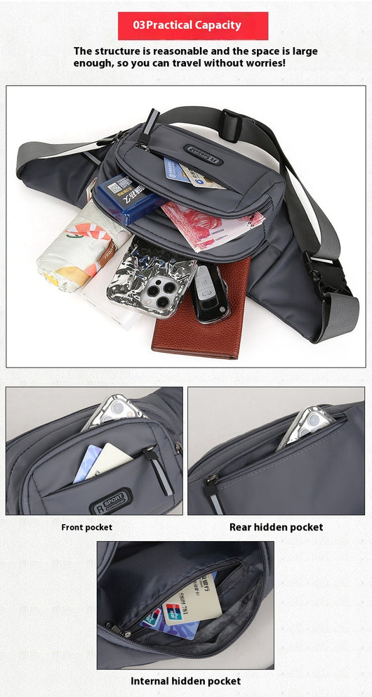 Bolsa Crossbody Multifuncional para Hombre - Resistente al Agua - Image 32
