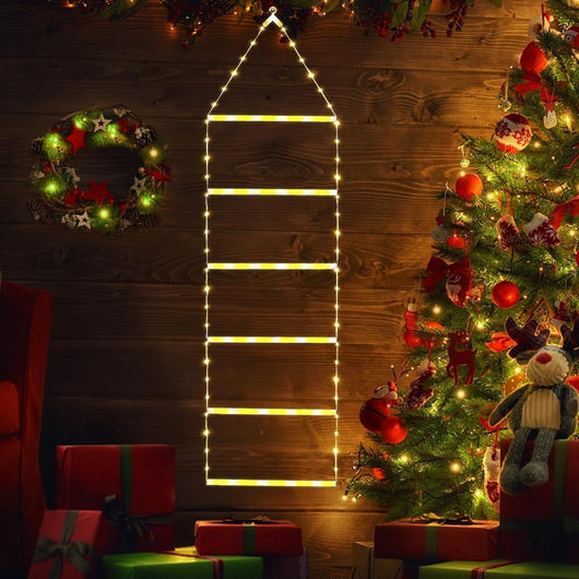 Cadena de Luces LED Navideñas con Papá Noel Escalador - Image 3