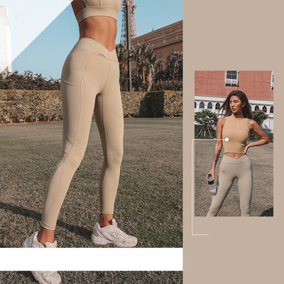 Pantalones Deportivos Ajustados Antiimpacto para Mujer - Conjunto Yoga y Running - Image 18