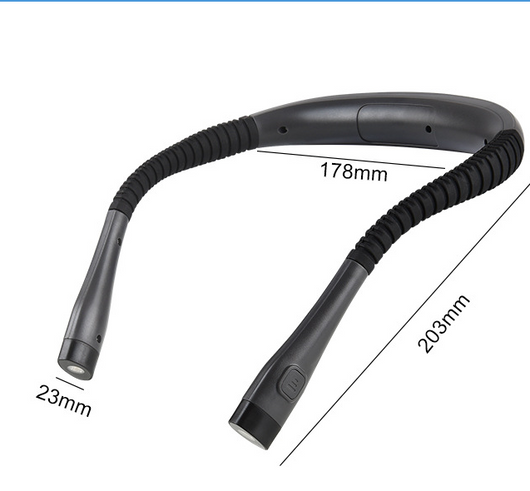 Lámpara LED Colgante Dual Blanca y Amarilla - Luz Portátil para Lectura y Estudio - Image 3