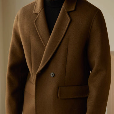 Abrigo Casual Premium Acolchado en Lana para Hombre