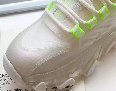 Zapatilla Deportiva Blanca Transpirable de Malla - Talla Pequeña Verano - Image 13