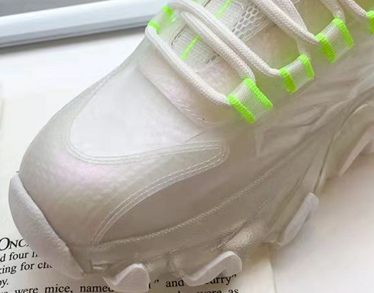 Zapatilla Deportiva Blanca Transpirable de Malla - Talla Pequeña Verano - Image 13