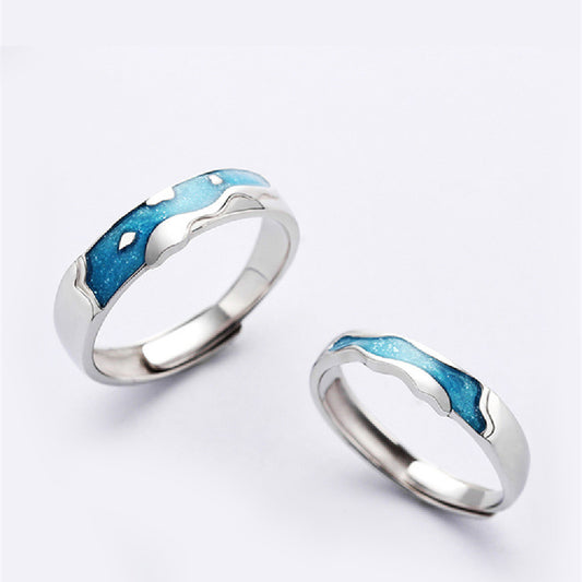 Anillo de Plata Esterlina para Parejas - Image 2