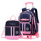 Six Navy Blue Wheel Handbag