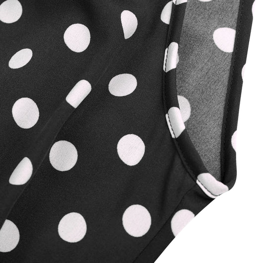 Vestido Elegante de Chifón con Lunares para Mujer - Image 36