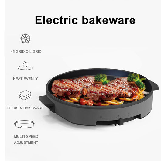 Parrilla Eléctrica Multifunción para Carnes y Frituras - Image 9