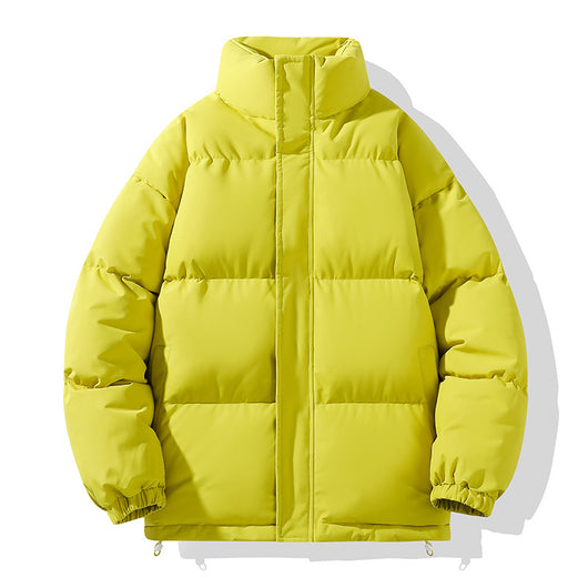 Abrigo Acolchado de Cuello Alto para Parejas - Diseño Minimalista - Image 9