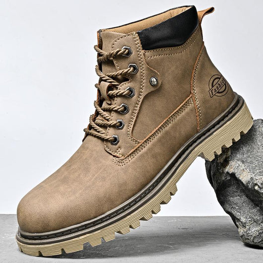 Botas Casuales Martin de Cuero Genuino para Hombre - Caña Media
