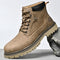 Botas Casuales Martin de Cuero Genuino para Hombre - Caña Media