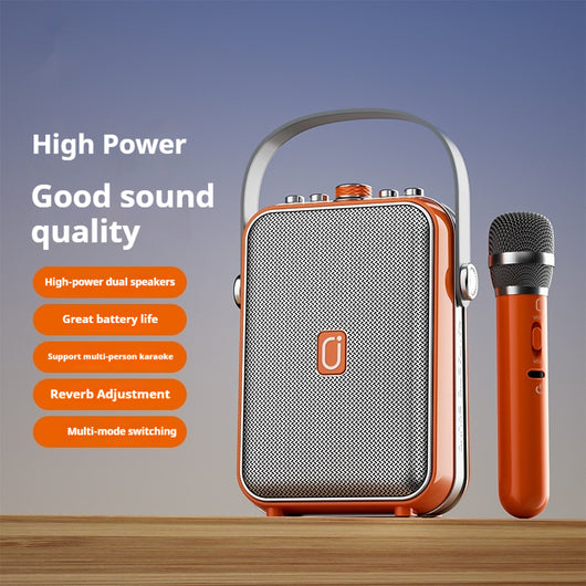 Parlante Bluetooth Portátil para Karaoke Exterior