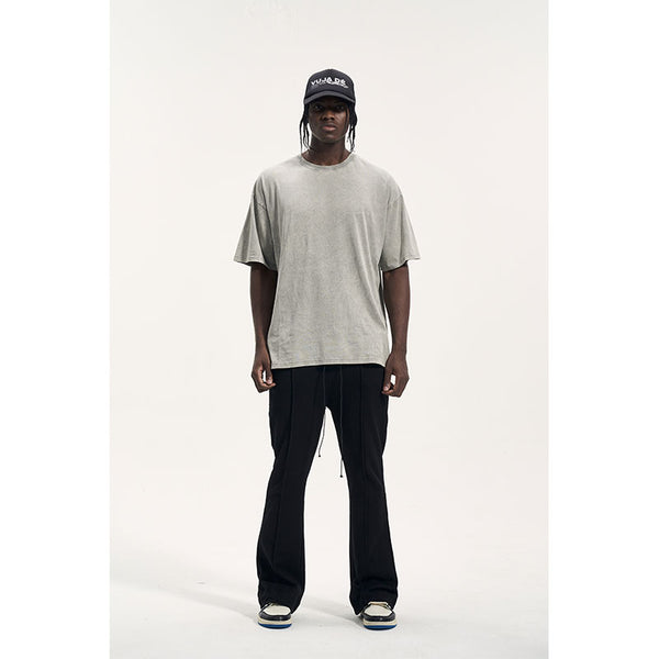 Traje Casual Negro Personalizado con Pantalones de Sudadera para Hombre