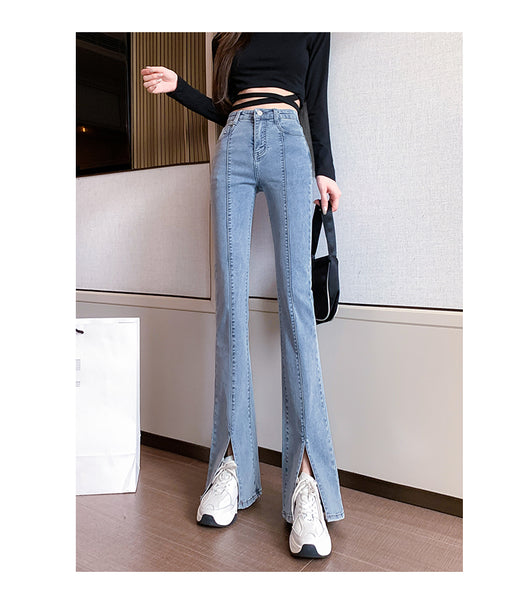 Pantalones Flare Cintura Alta para Mujer - Diseño Moderno y Versátil - Image 4