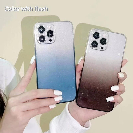 Funda Protectora de Vidrio Transparente con Efecto Degradado Brillante - Image 9
