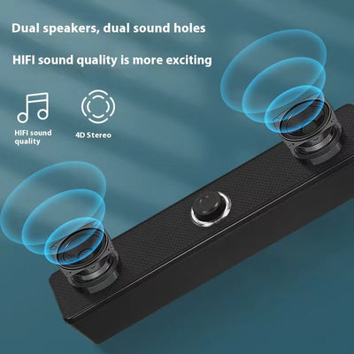 Parlante Bluetooth de Escritorio con Sonido Extra Bass - Image 4