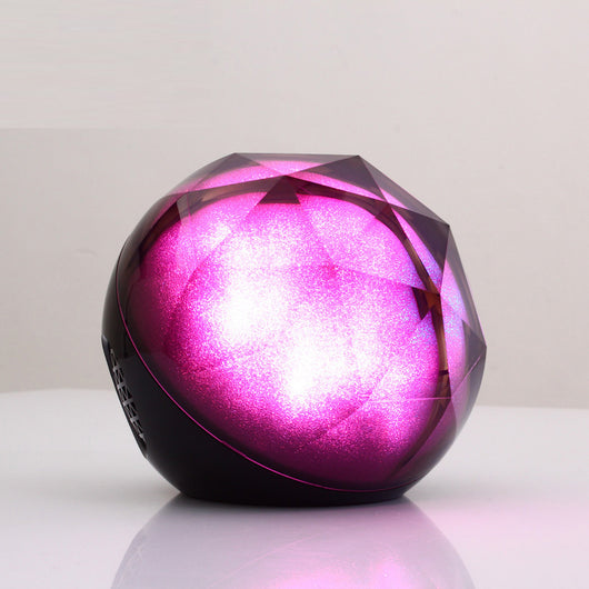 Parlante Bluetooth con Luz Nocturna de Cristal Luminoso - Image 11