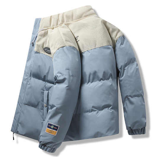 Abrigo de Invierno para Hombre Casual con Cuello Alto Acolchado en Algodón - Image 6