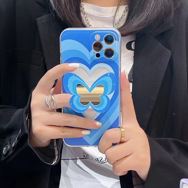 Funda Protectora de Silicona con Diseño Mariposa a Color