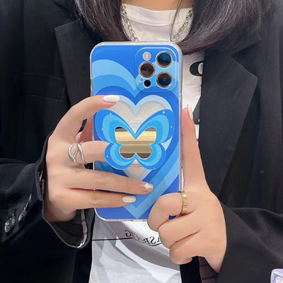 Funda Protectora de Silicona con Diseño Mariposa a Color - Image 2