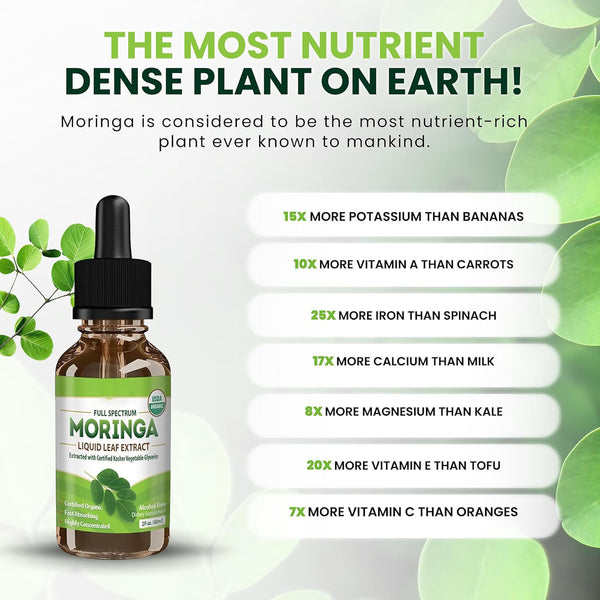 Gotas de Moringa - Suplemento Nutricional Concentrado