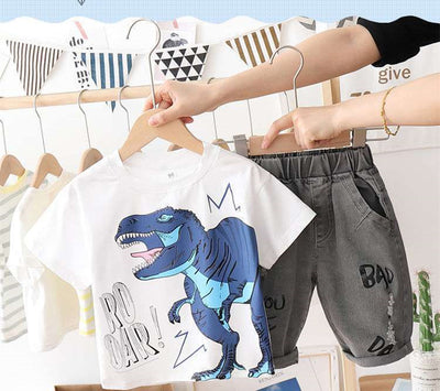 Conjunto Deportivo Infantil Estilo Vaquero de Manga Corta - Image 11