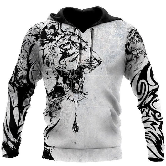 Sudadera Hombre Estampado Animal Street Style - Image 12