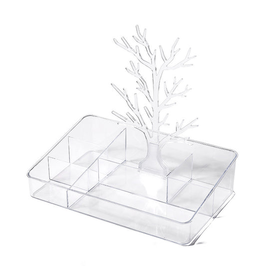 Organizador de Escritorio Transparente y Minimalista