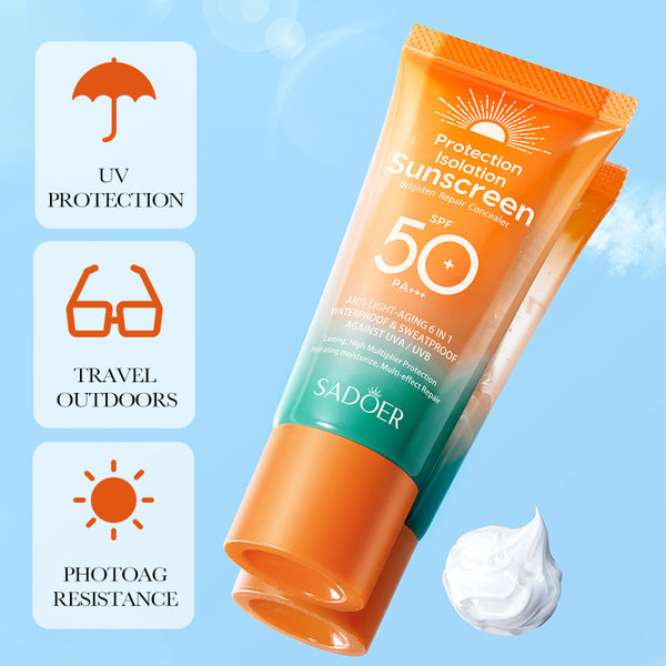 Protector Solar Reparador Multi-Efecto con Doble Tubo Aislante