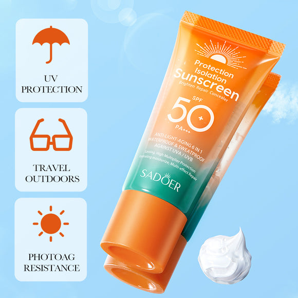 Protector Solar Reparador Multi-Efecto con Doble Tubo Aislante