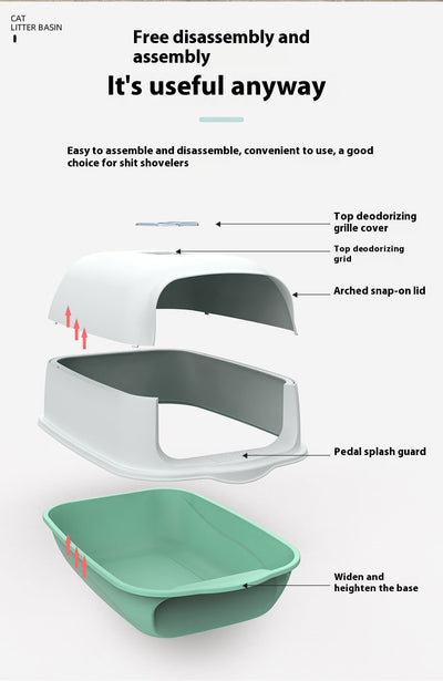 Arenero Cerrado para Gatos - Inodoro Felino - Image 13