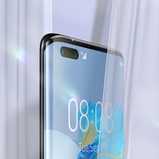Protector de Pantalla Curvo Adhesivo Total para Mate40 Pro - Negro - Image 7