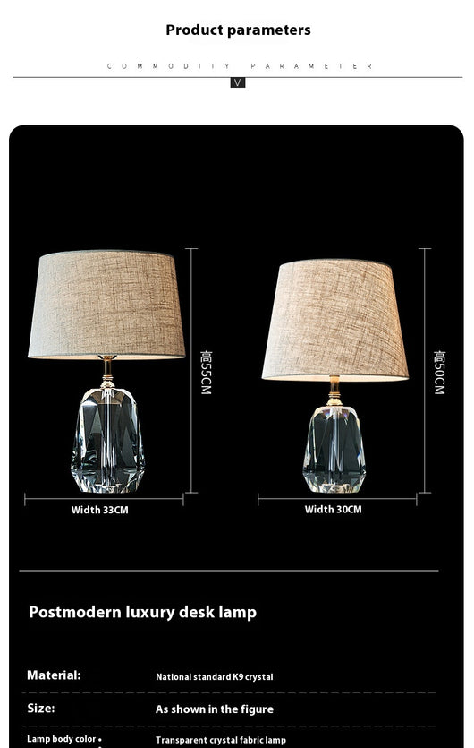 Lámpara de Cristal Lujo Ligero para Sala y Dormitorio - Image 17