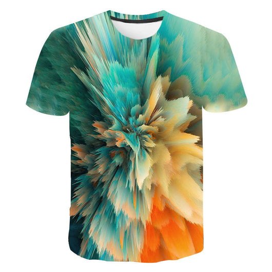 Camiseta Unisex Estampado 3D Digital - Diseño Verano Casual - Image 13