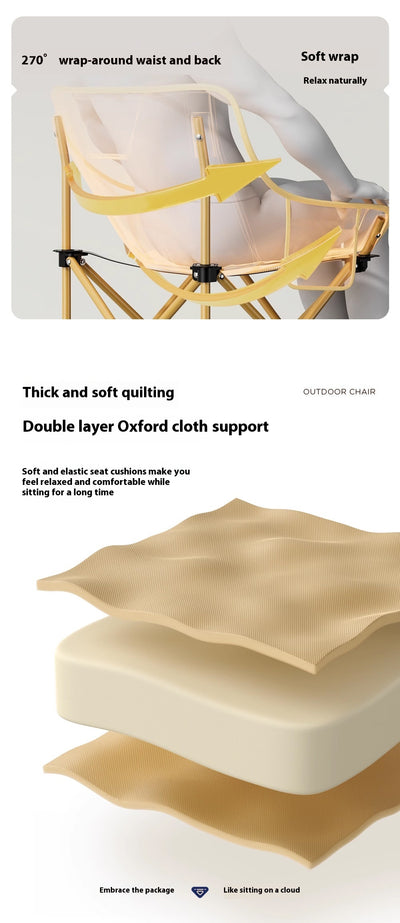 Silla de Camping Plegable con Respaldo Ergonómico - Image 18