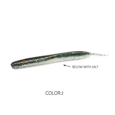 Larva Artificial 7.4-10cm Sabor Salado Suave para Pesca - Image 15