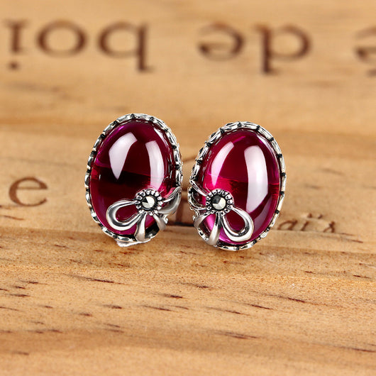 Aretes de Plata con Diseño de Ancla - Image 4