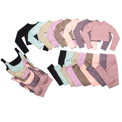 Conjunto Deportivo Yoga Jacquard Elástico Premium - Image 2