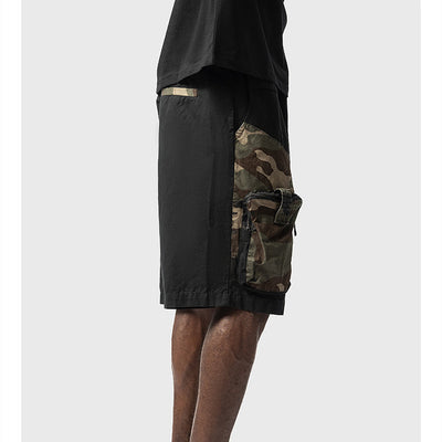 Pantalones Cortos Cargo Tácticos Multibolsillo Camuflaje para Hombre - Image 18