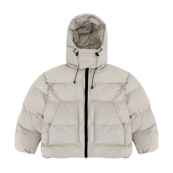 Chaqueta Corta Pesada con Capucha Desmontable