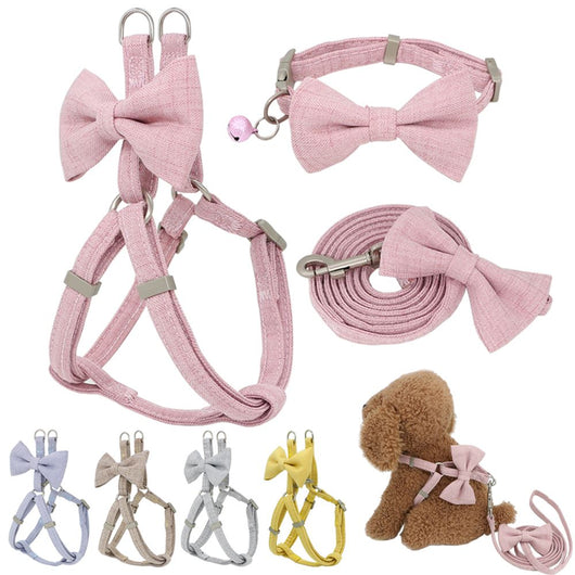 Arnés para Perro Ajustable con Correa y Collar - Diseño Suave y Adorable - Image 6