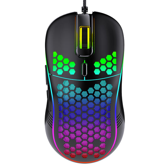 Ratón Inalámbrico Luminoso con Diseño Calado Ultraligero - Image 5