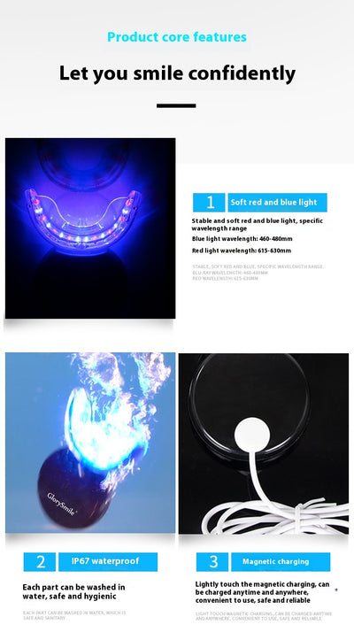 Limpiador Dental Ultrasónico con Cepillo de Gel - Kit Completo para Higiene Bucal - Image 9