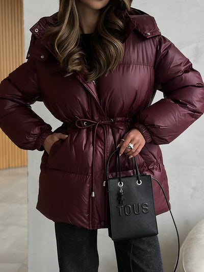 Chaqueta Térmica Acolchada con Capucha y Cierre - Image 16