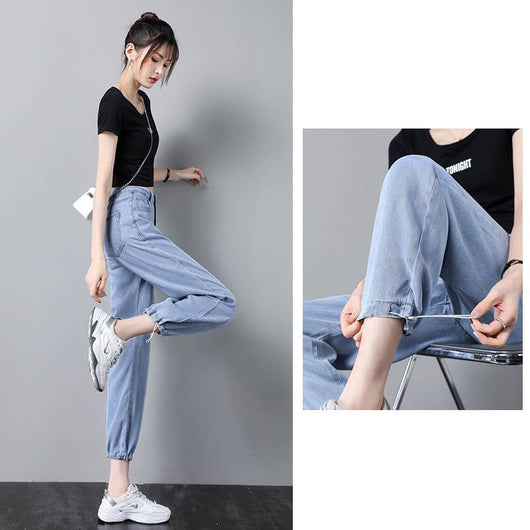 Jeans Tencel Harlan Mujer Sección Delgada Verano