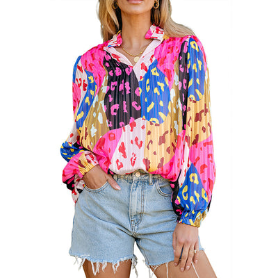 Blusa Estampada en Chifón para Mujer - Image 7