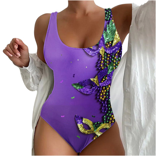 Traje de Baño Enterizo para Mujer con Contraste 3D - Diseño Moderno Playero - Image 17